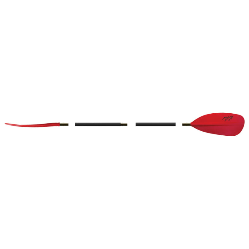 TNP Rapa 4 pc Fiberglass 205cm red
