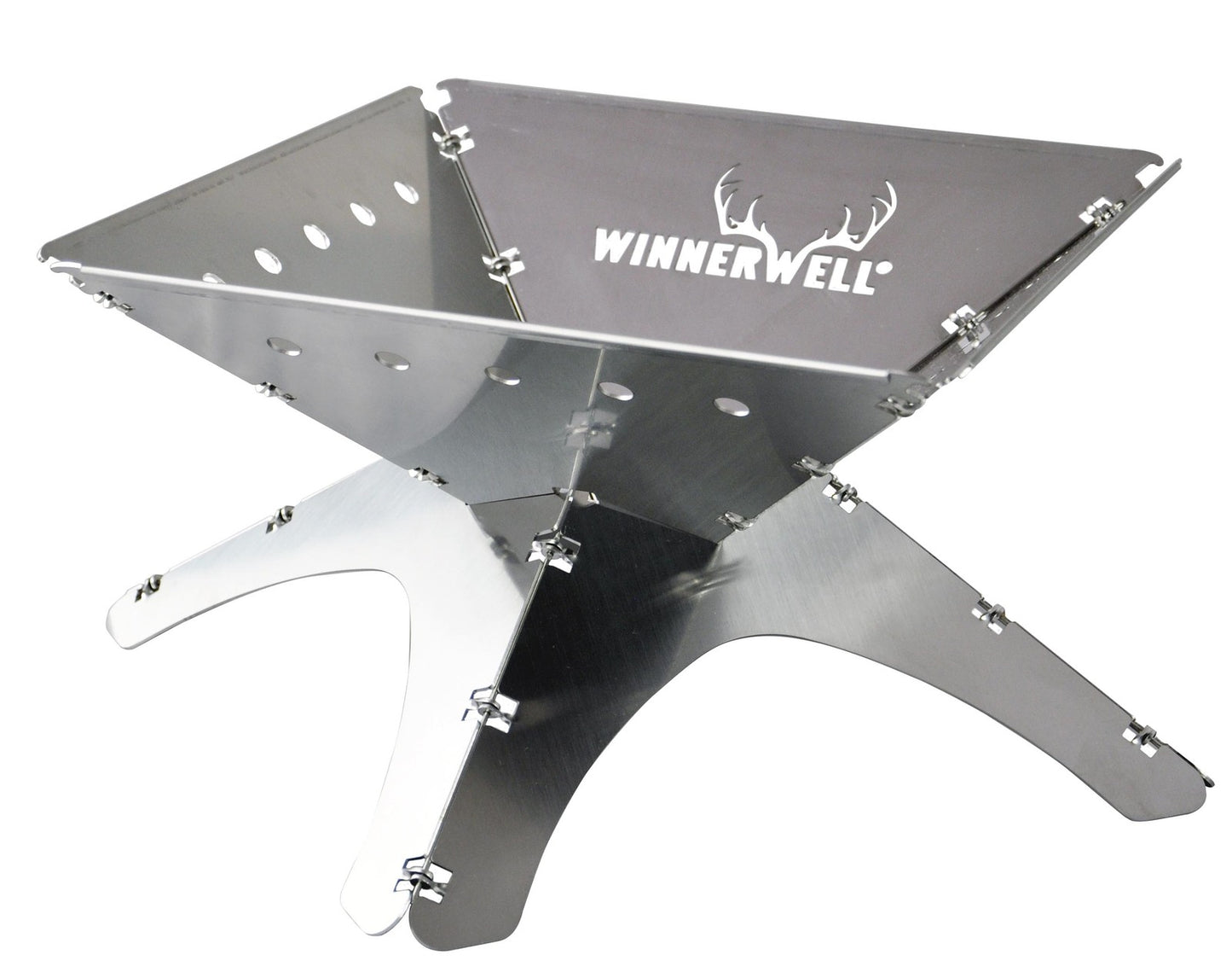 Winnerwell® Flat Firepit faltbare Feuerstelle Feuerschale Gr. M