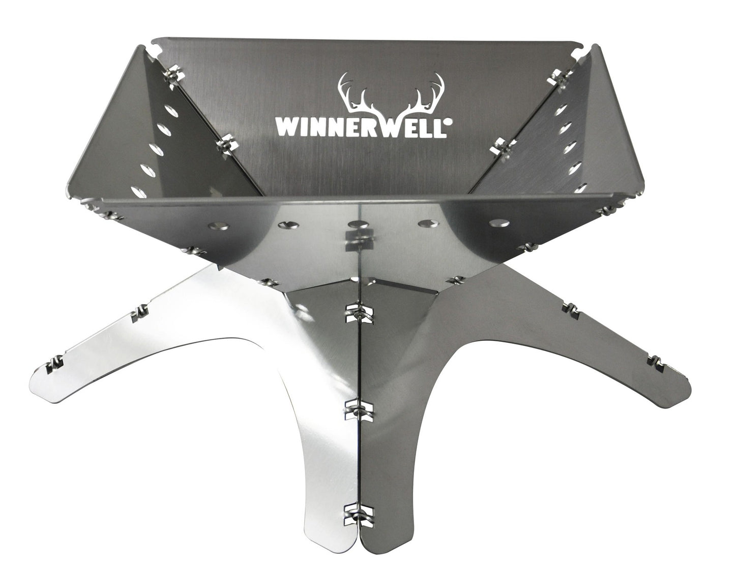 Winnerwell® Flat Firepit faltbare Feuerstelle Feuerschale Gr. M