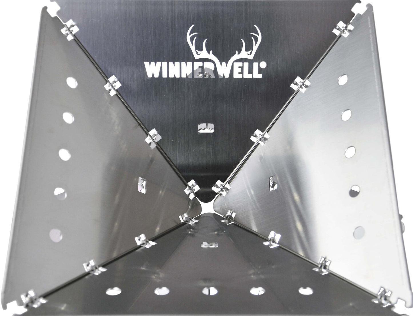 Winnerwell® Flat Firepit faltbare Feuerstelle Feuerschale Gr. M