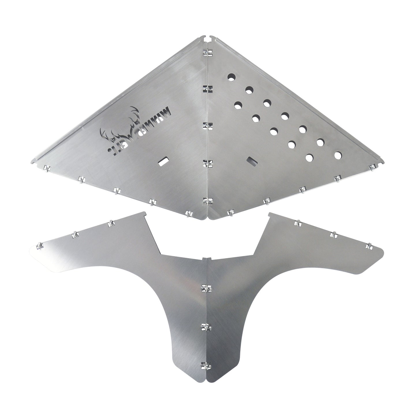 Winnerwell® Flat Firepit Gr. L Faltbare Feuerschale Feuerstelle