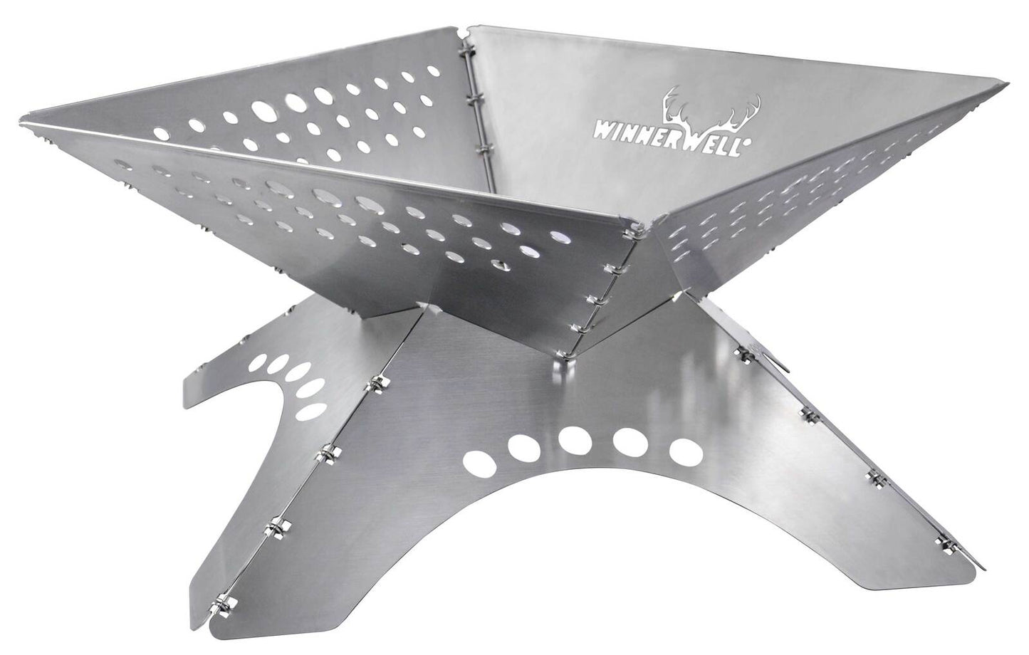 Winnerwell® Flat Firepit Gr. XL Feuerstelle Faltbare Feuerschale