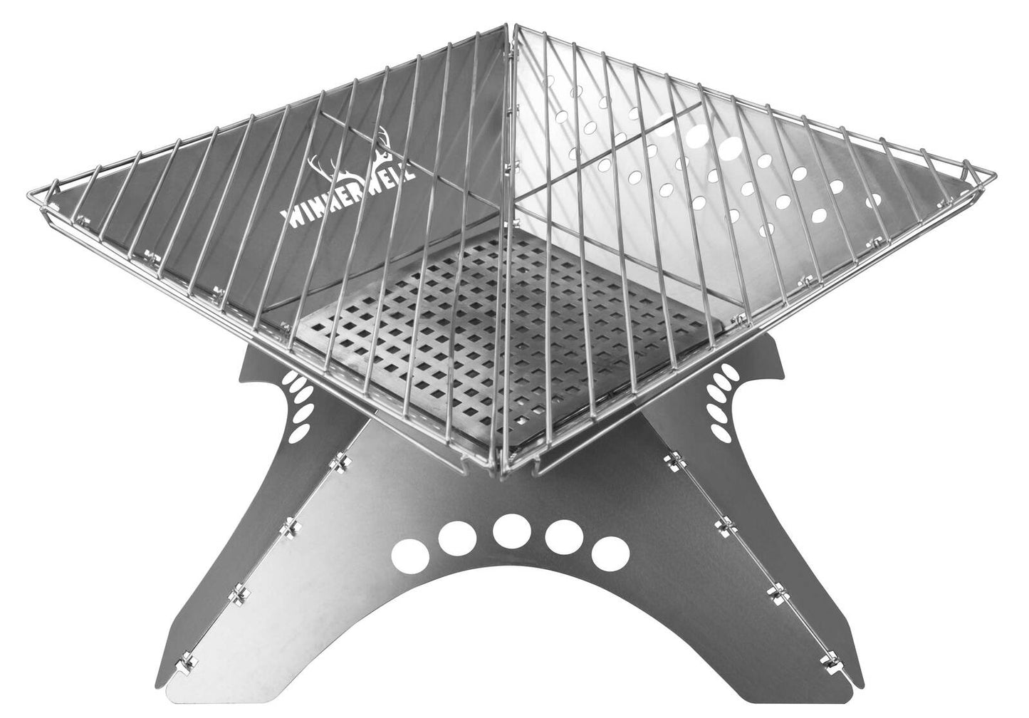 Winnerwell® Flat Firepit Gr. XL Feuerstelle Faltbare Feuerschale