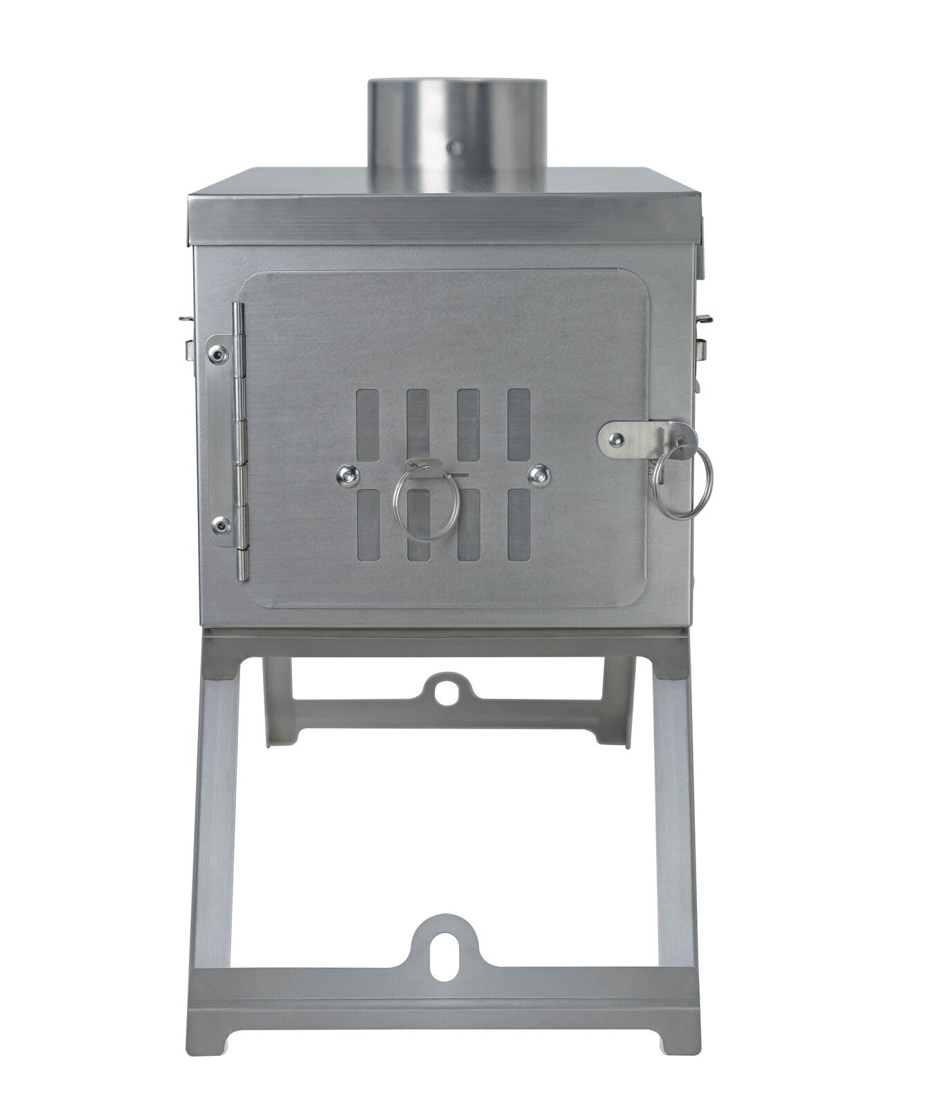 Winnerwell® Fastfold PLUS Titanium Nested Pipe Camping Stove - Zeltofen Faltbar