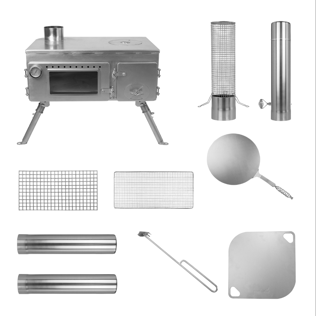 Winnerwell® Woodlander L-sized Wood Burning Pizza Oven Camping Stove