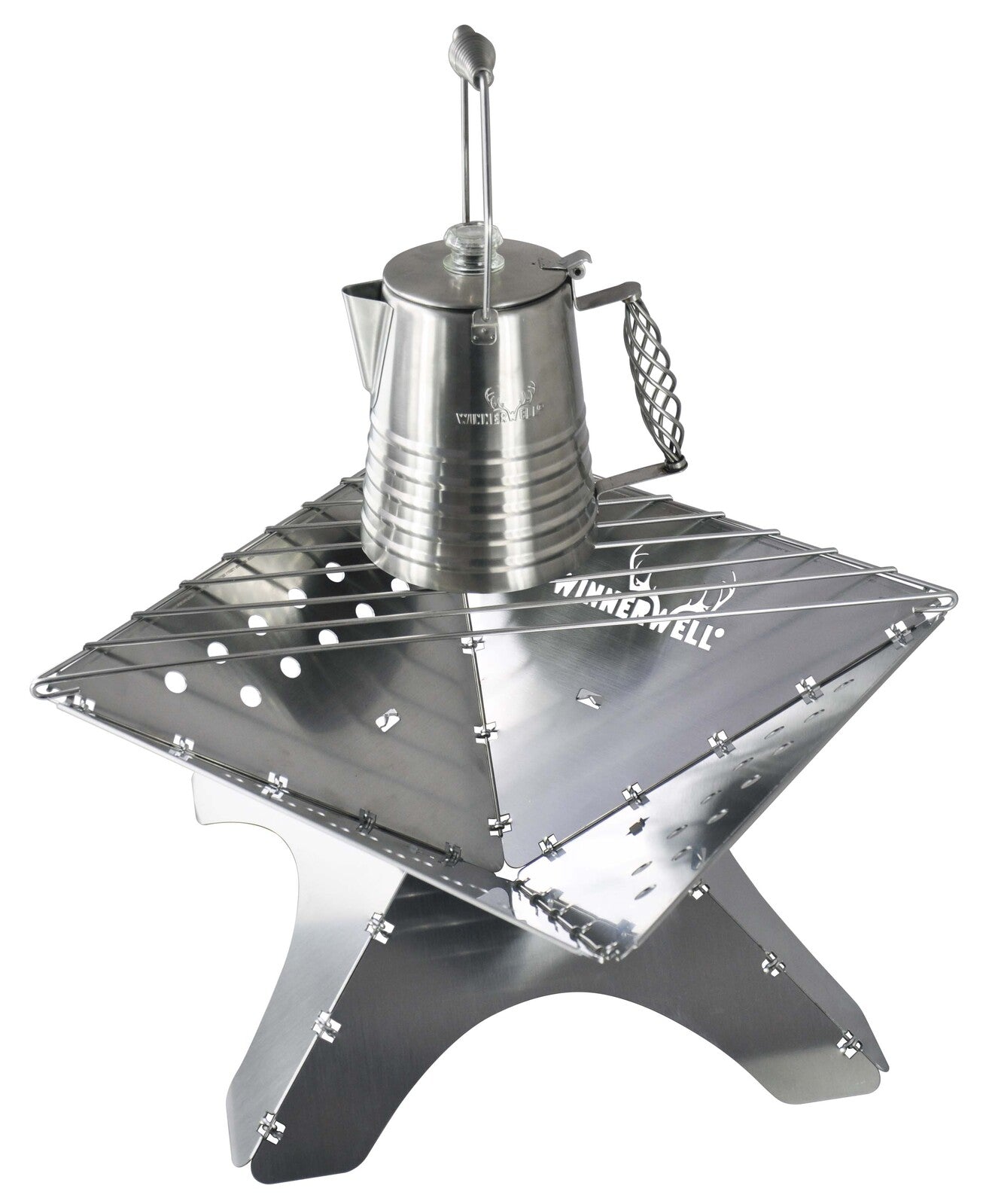 Winnerwell® Gr. L für Feuerschale Grillgitter für Flat Firepit