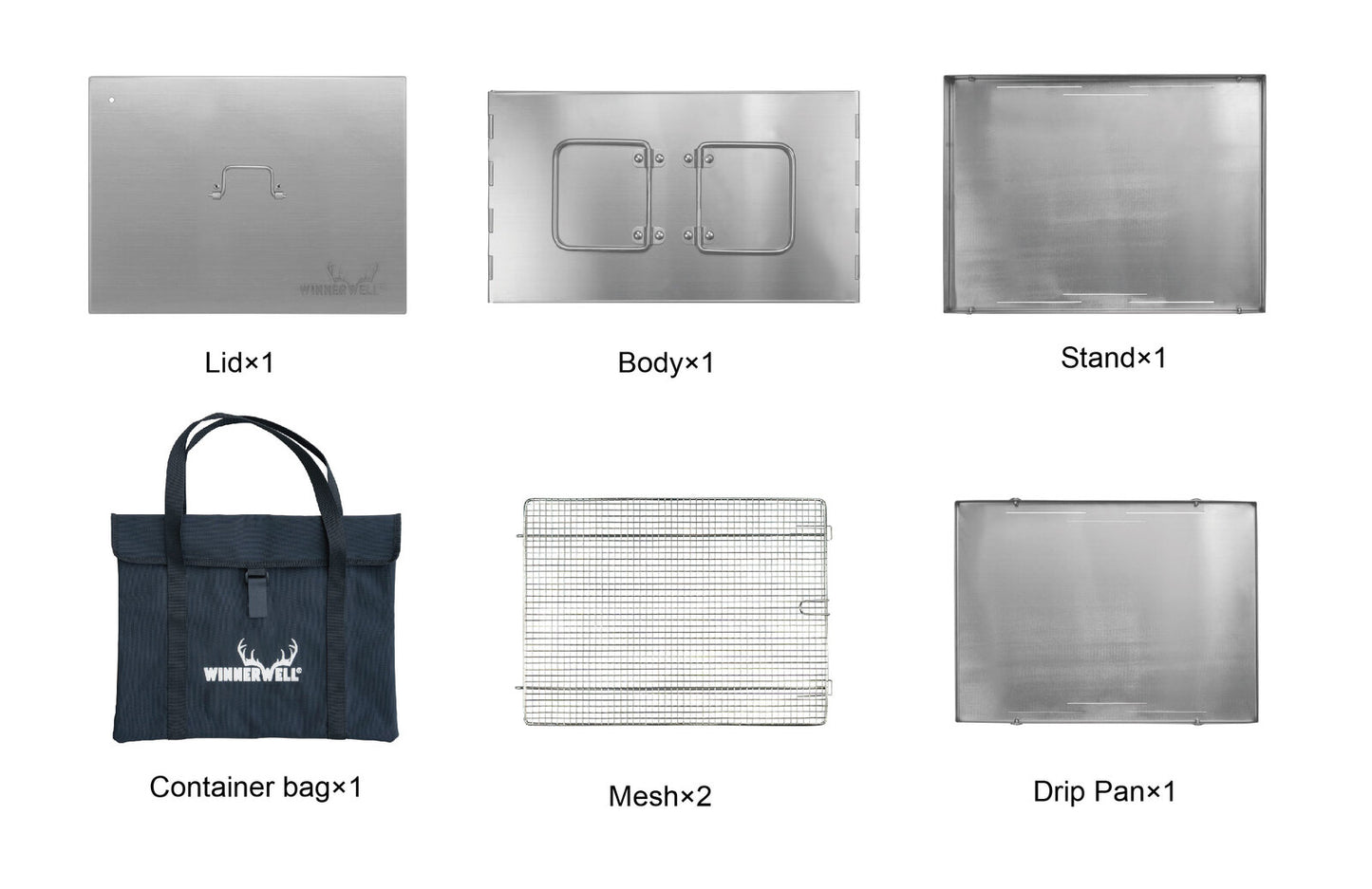 Winnerwell® Flat Smoker - Faltbar