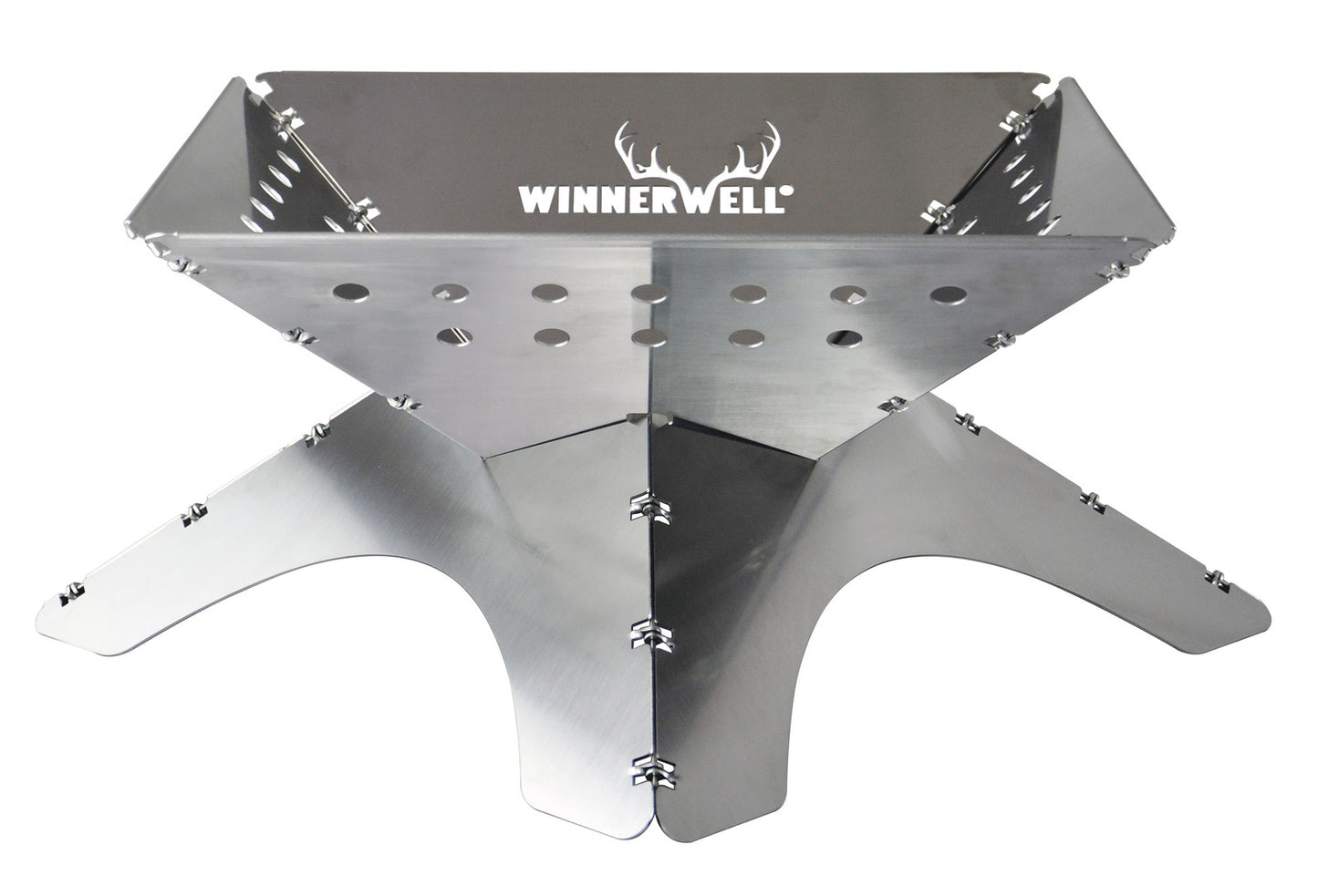 Winnerwell® Flat Firepit Gr. L Faltbare Feuerschale Feuerstelle